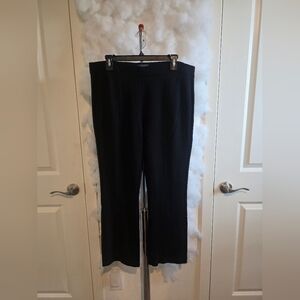 NWOT NYDJ Black Seamed Bootcut Leggings